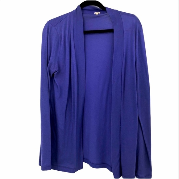 Jcrew women’s‎ purple cardigan size extra large - Picture 1 of 10
